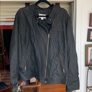 Black moto jacket
